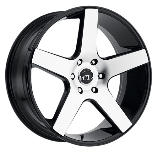 VCT WHEEL V83 22X9+15 5X115 C.B-73.1 BLACK MACHINED