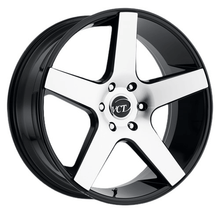 Load image into Gallery viewer, VCT WHEEL V83 22X9+15 5X115 C.B-73.1 BLACK MACHINED