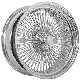 WIRE WHEELS 22X8 STANDARD CHROME 150 SPOKE SET OF 4