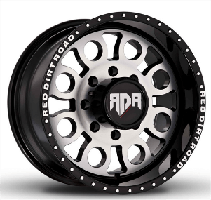 20X10+0 RDR WHEELS 5X127 C.B-71.5 MACHINED/BLACK (BOSS)