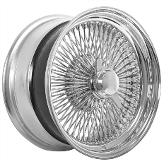 WIRE WHEELS 15X7 STANDARD CHROME 100 SPOKE