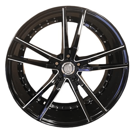 20X8.5+38 VELOCITY WHEELS 5X114.3 C.B-73.1 B MACHINE WINDOW