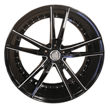 20X8.5+38 VELOCITY WHEELS 5X114.3 C.B-73.1 B MACHINE WINDOW