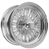 15X7 WIRE WHEELS STANDARD CHROME 72 SPOKE