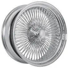 WIRE WHEELS 20X8 STANDARD CHROME 150 SPOKE SET OF 4