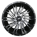 RED DIRT WHEEL 20X9+0 5X127 C.B-78.1 SAW BLADE