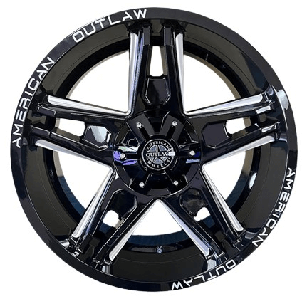 High-performance American Outlaw wheel optimized for durability and style