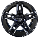 AMERICAN OUTLAW WHEEL 20X9-10 5X127 CB-71.5