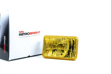 Load image into Gallery viewer, Holley RetroBright Headlight: Euro Yellow (4x6&quot; Rectangle)