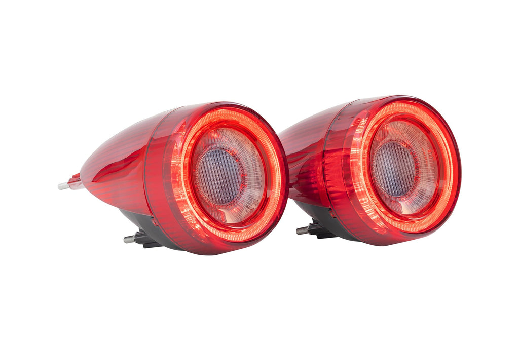 XB LED Tail Lights: Ferrari F430 (05-10) (Set/Red) Morimoto