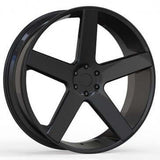 22X9.5 5198 STRADA PERFETTO 6X139 +24 78.1 GLOSS BLACK