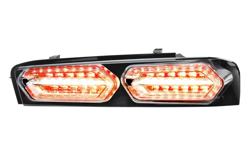 XB LED Tail Lights: Chevrolet Camaro (16-18) (Pair / Facelift / Smoked) Morimoto