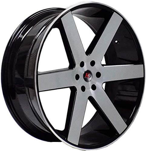 26X10 6198 6X139.7 30 78.1 GLOSS BLACK MILLED