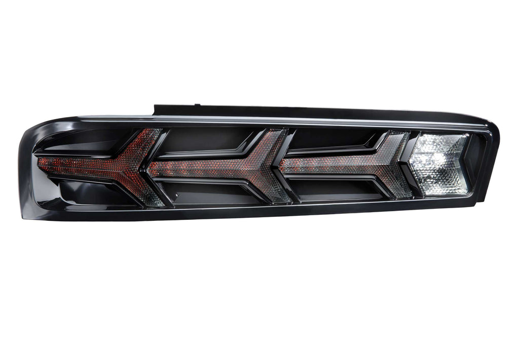 XB LED Tail Lights: Chevrolet Camaro (16-18) (Pair / Lambo / Smoked) Morimoto