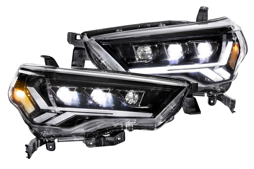 Carbide LED Headlights: Toyota 4Runner (14-23) (Pair / Amber Sidemarker)