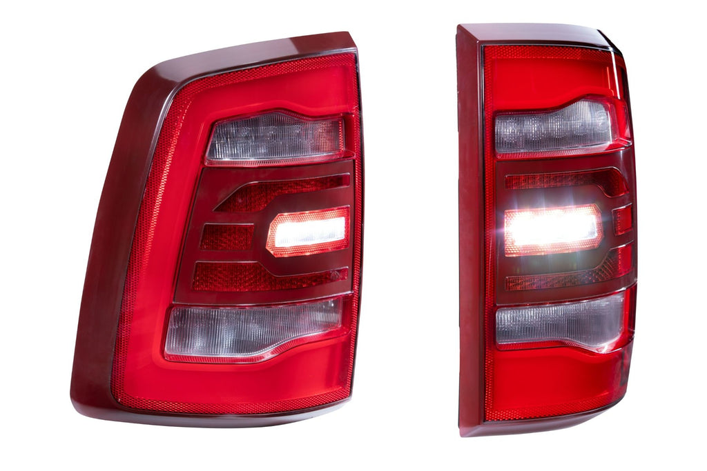 Carbide LED Tail Lights: Dodge Ram (09-18) (Pair / Facelift / Red)