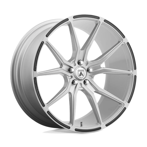 AB13 20X10.5 5X120 BRUSHED SLV 38MM Asanti Black Wheel