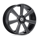 AB15 24X9 6X5.5 S-BLK MILL 35MM Asanti Black Wheel