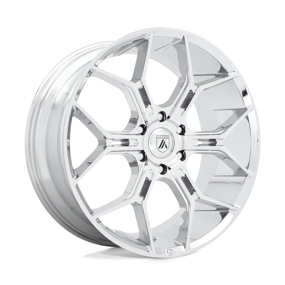 AB38 22X9.5 6X5.5 CHROME 38MM Asanti Black Wheel