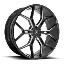 Load image into Gallery viewer, AB38 24X10 6X5.5 G-BLK MILL 35MM Asanti Black Wheel