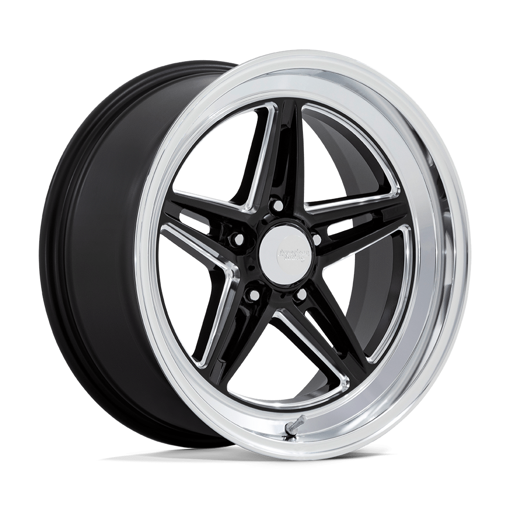 VN514 18X10 5X5.0 G-BLK-MILL-DIA-LP 12MM American Racing Vintage