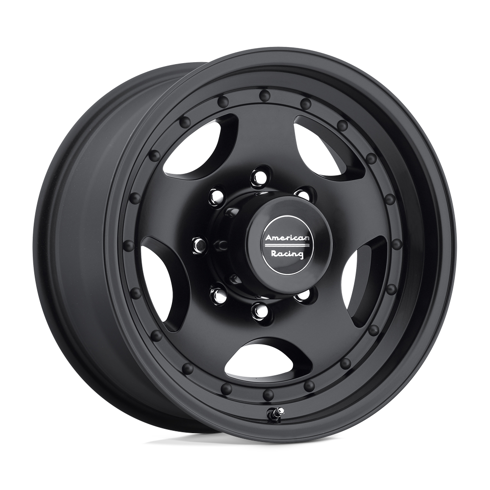 AR23 15X7 5X5.0 S-BLK -6MM American Racing