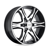 AR893 18X8.5 5X4.5 G-BLK MACH 30MM American Racing