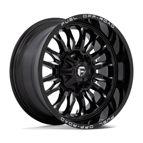 D795 20X10 6X135/5.5 G-BLK-MILL -18MM Fuel 1PC