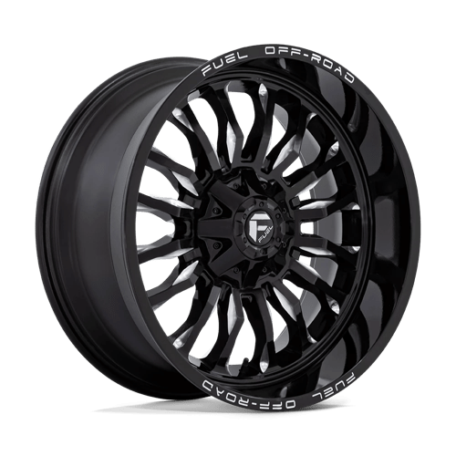 D795 22X10 6X135/5.5 G-BLK-MILL -18MM Fuel 1PC