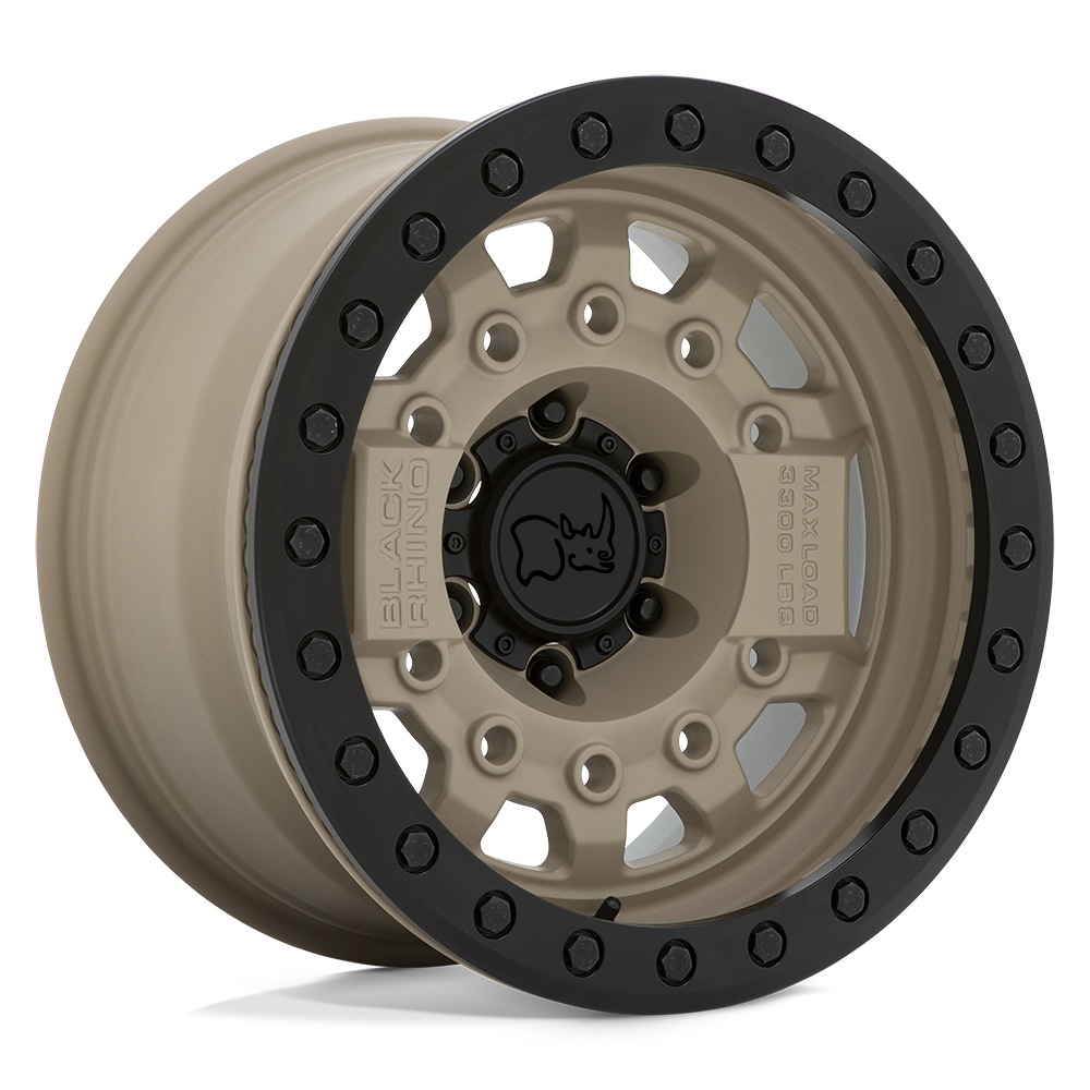 BRAVG 17X8.5 6X5.5 D-SAND BLK-HDW -30MM Black Rhino