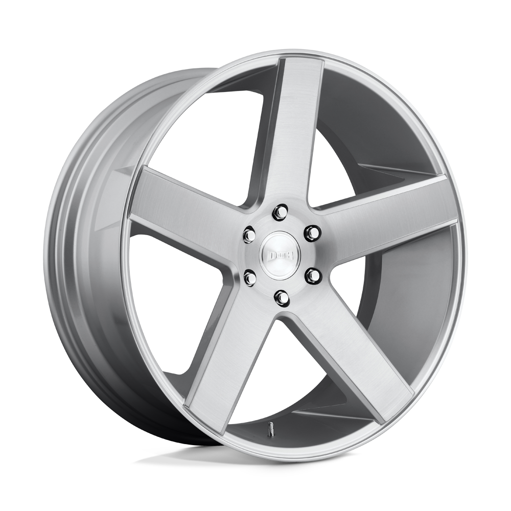 S218 22X9.5 6X5.5 GL-SLVR-BRSH 19MM DUB 1PC