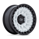 BR009 17X8.5 5X5.0 WHT M-BLK -10MM Black Rhino