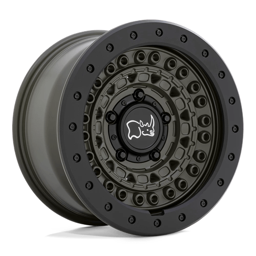 BRBCD 18X9 6X5.5 OD-GRN BLK-RKGRD 0MM Black Rhino