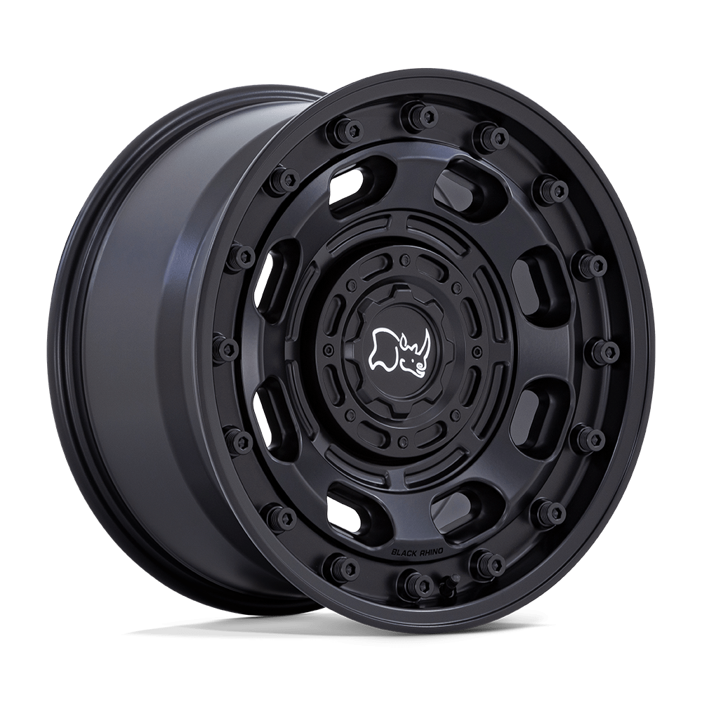 BR007 16X8 BLANK M-BLK -10MM (108-155) Black Rhino