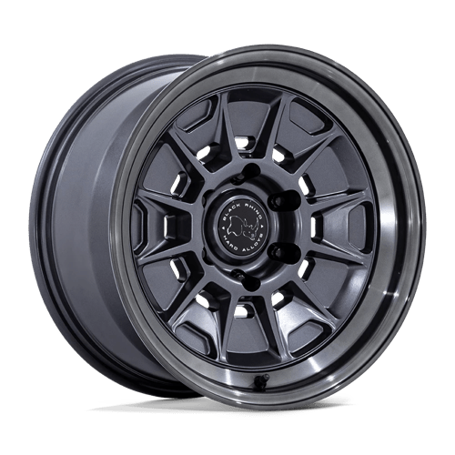 BR021 17X8.5 6X5.5 M-GNMTL GY-LP -10MM Black Rhino