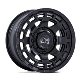 BU002 14X7 4X156 M-BLK 10MM Black Rhino Powersports