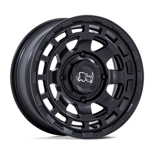 BU002 14X7 4X110 M-BLK 10MM Black Rhino Powersports