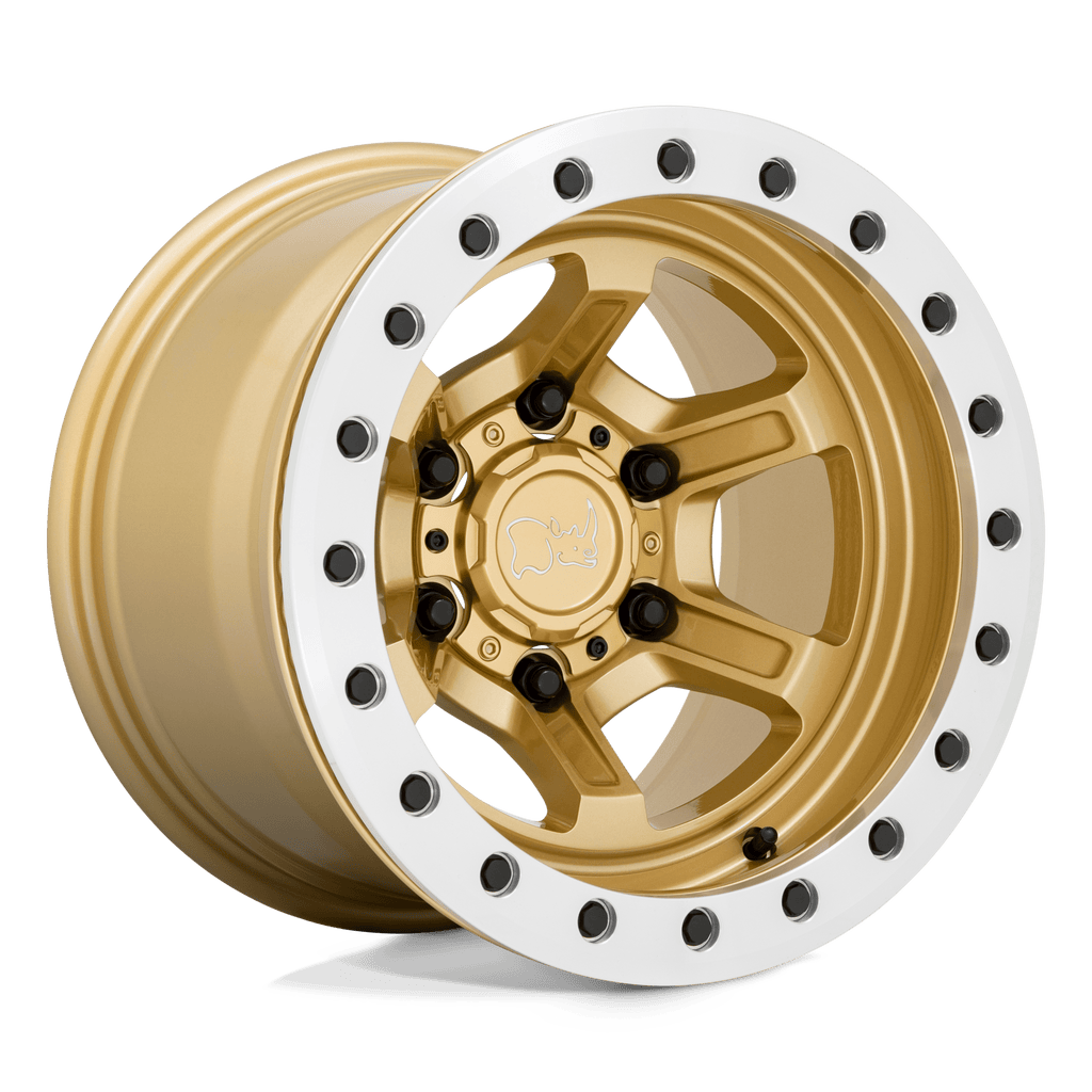 BRFFT 15X10 6X5.5 G-GOLD MACH-RG -38MM Black Rhino