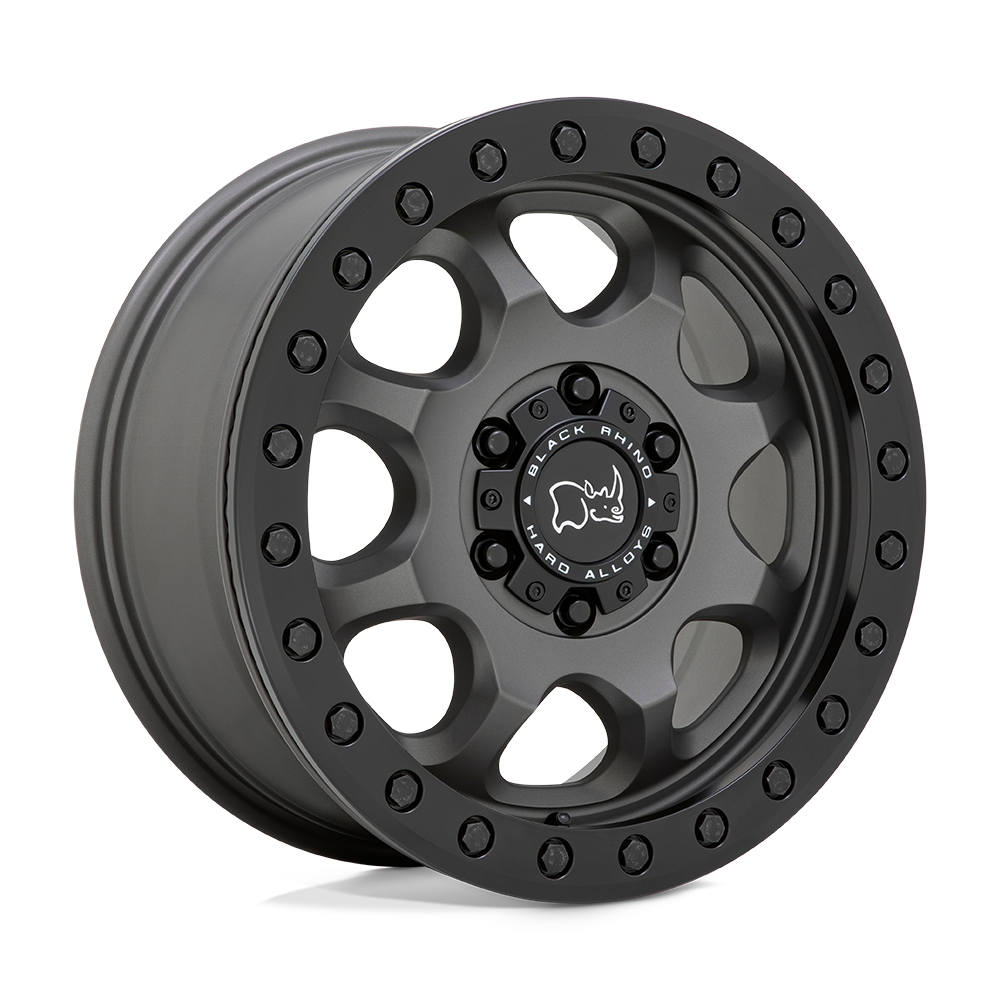 BRVTR 17X8 6X130 M-GNMTL BLK-HDW 38MM Black Rhino