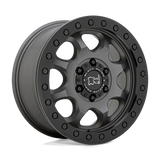 BRVTR 17X8 6X130 M-GNMTL BLK-HDW 38MM Black Rhino