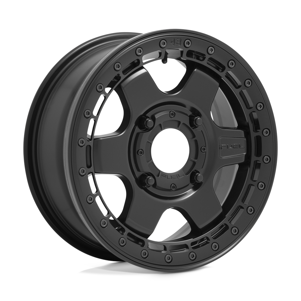 D922 15X6 4X156 MT-BLK BLK-RING 38MM Fuel UTV