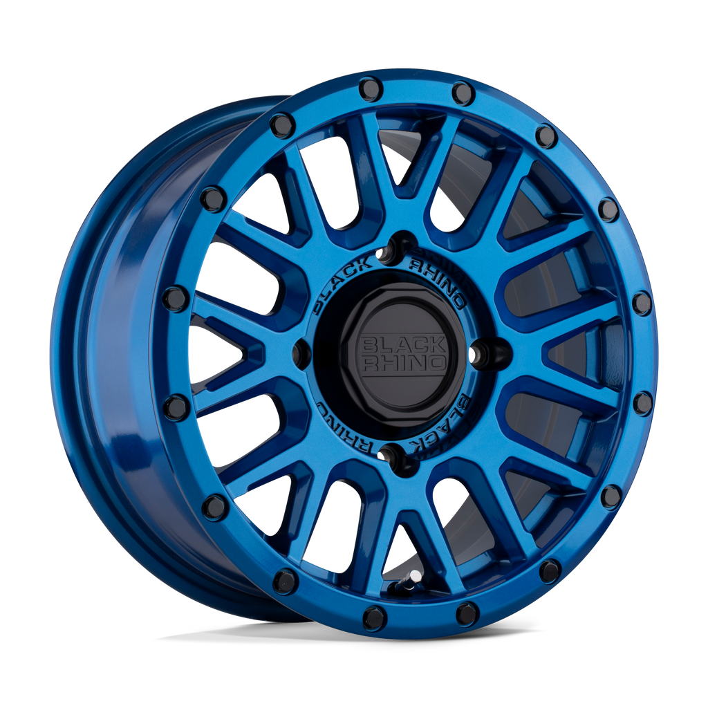 BULPZ 15X7 4X137 BLUE-BLK-BLTS 51MM Black Rhino Powersports