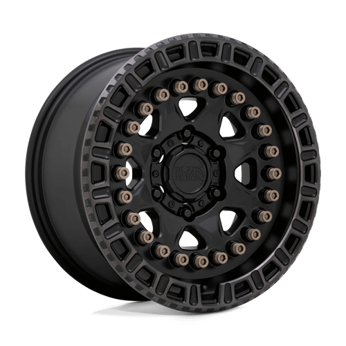 BRCBN 20X9 6X135 M-BLK MACH-RNG 10MM Black Rhino