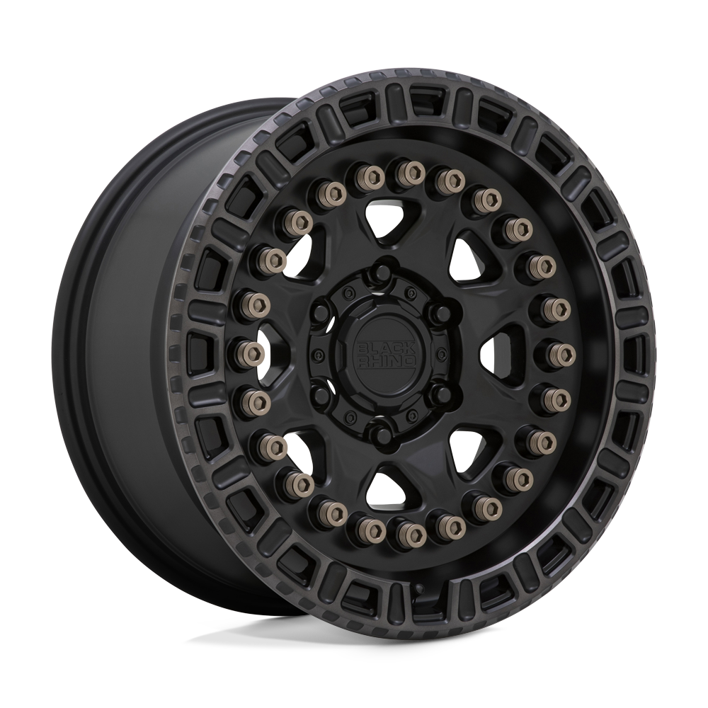 BRCBN 20X9 6X135 M-BLK MACH-RNG 10MM Black Rhino