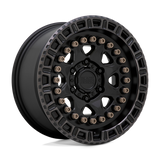 BRCBN 18X9 6X120 M-BLK MACH-RNG 10MM Black Rhino