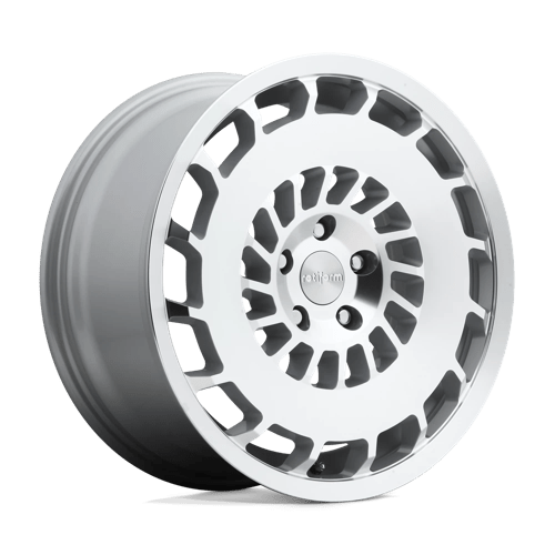 R135 19X8.5 BLANK GL-SLVR-MACH 35MM (0-0) Rotiform