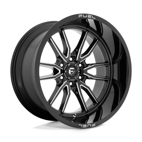 D761 22X12 6X5.5 G-BLK MILL -44MM Fuel 1PC