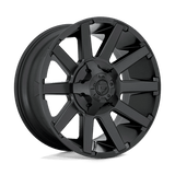 D437 20X10 8X6.5 S-BLK -18MM Fuel 1PC