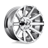 D614 22X10 8X170 CHR-PLATED -18MM Fuel 1PC