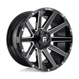 D615 24X12 5X5.0/5.5 GL-BLK-MIL -44MM Fuel 1PC